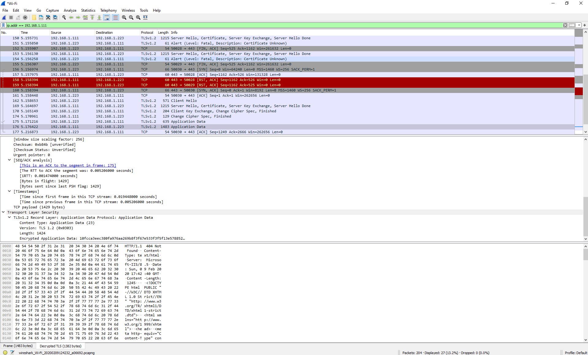 Using Wireshark to Troubleshoot network traffic encrypted by SSL/TLS